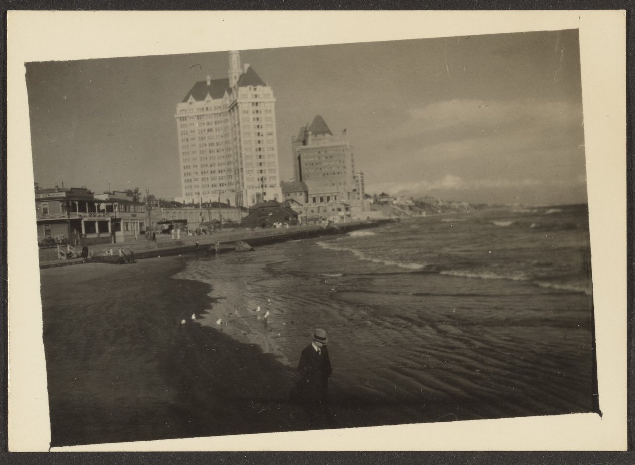 Beach Scene by Louis Fleckenstein
