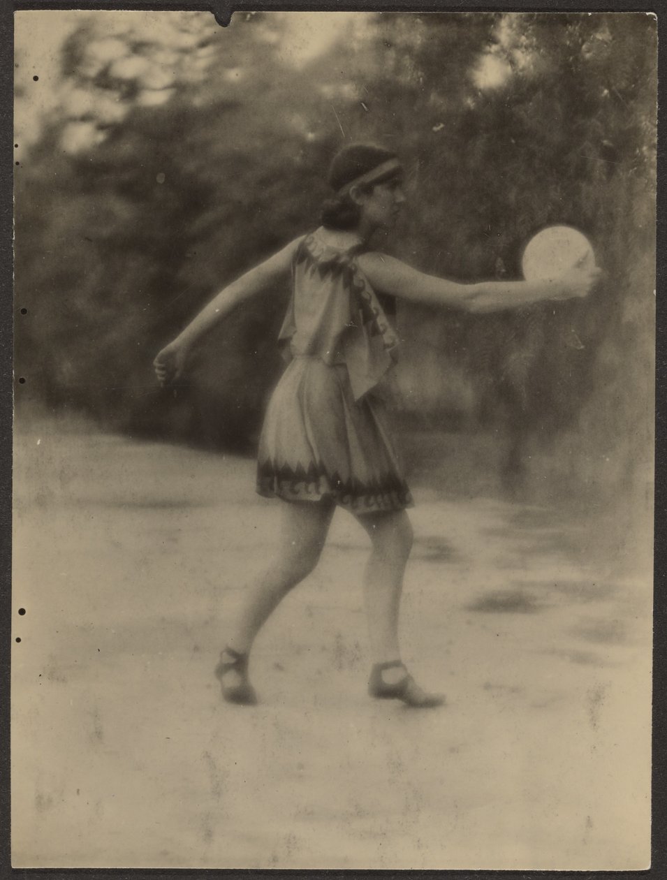 Dancer with Discus by Louis Fleckenstein