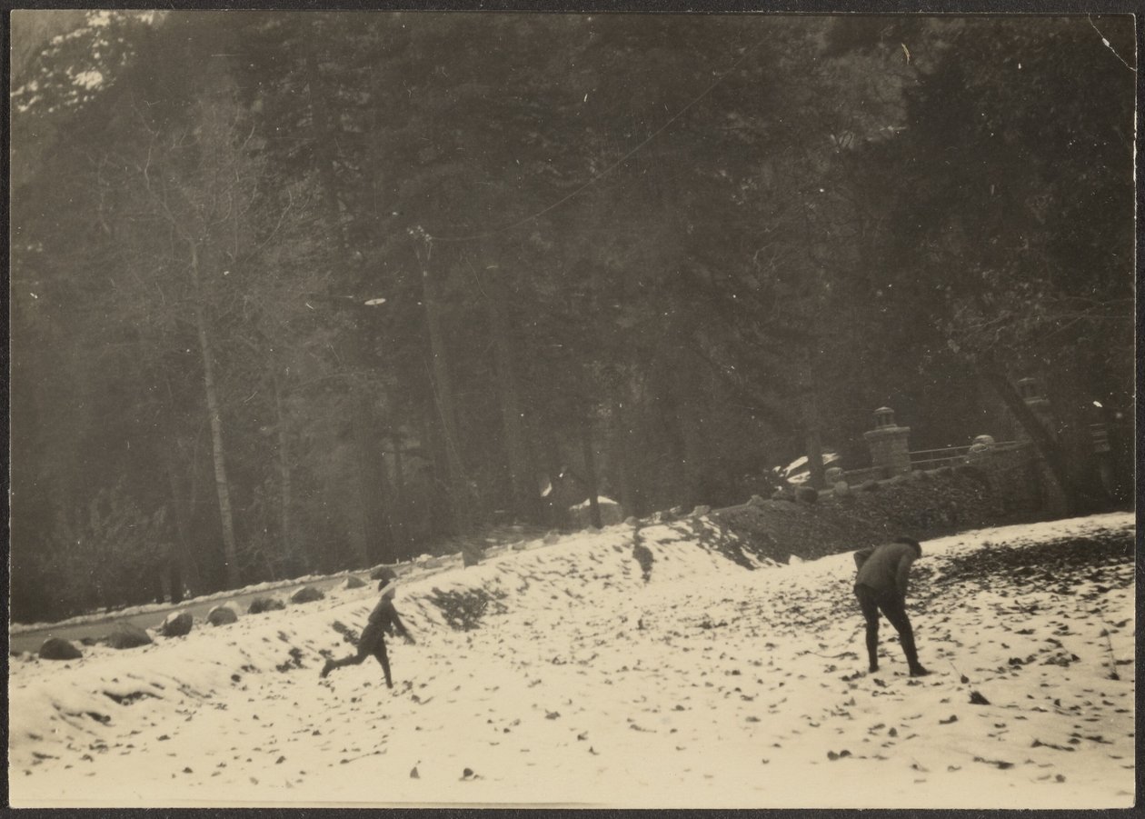Figures in Snow by Louis Fleckenstein