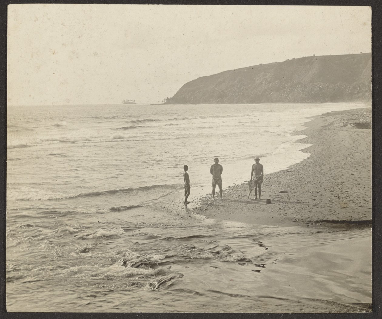 Figures on Beach by Louis Fleckenstein