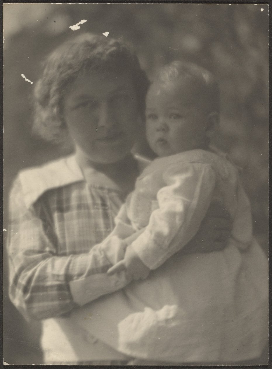 Florence Holding Baby by Louis Fleckenstein