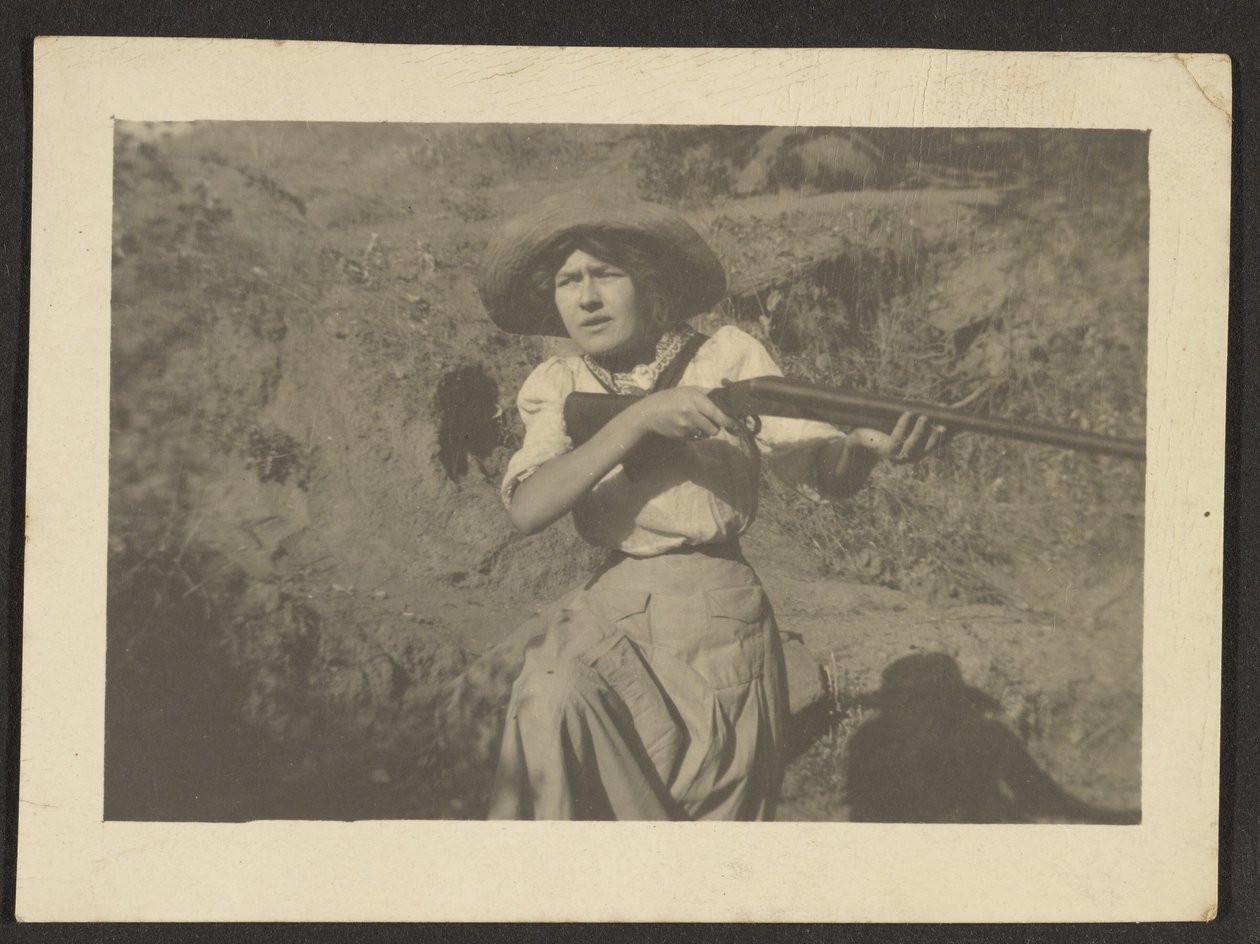 Florence with Gun by Louis Fleckenstein