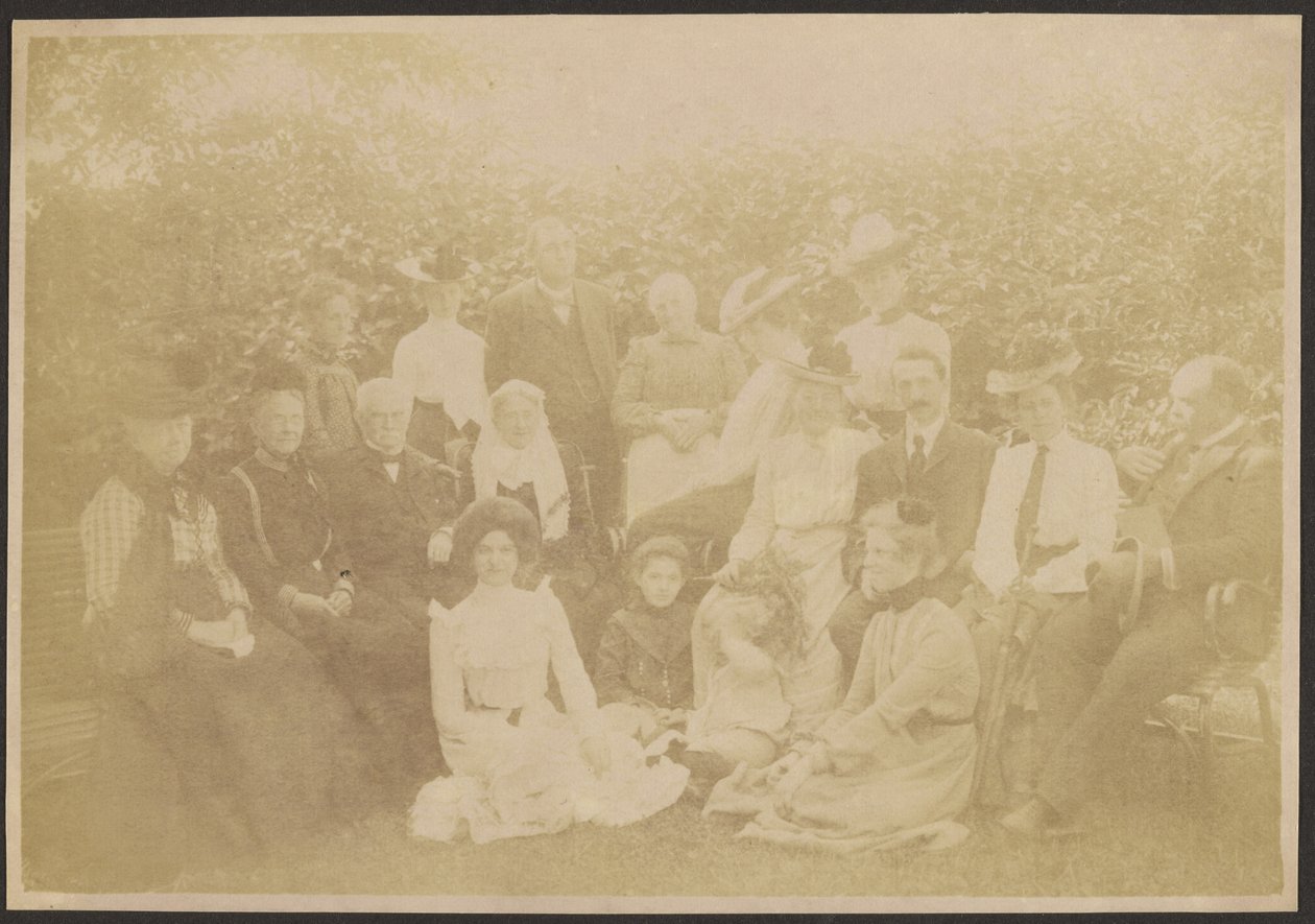 Large Group Family Portrait by Louis Fleckenstein