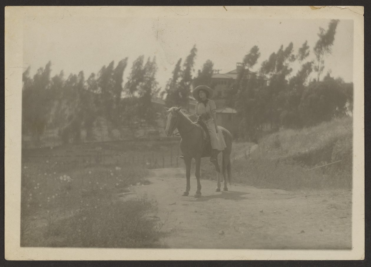 Miss Fleckenstein in the High Sierras by Louis Fleckenstein