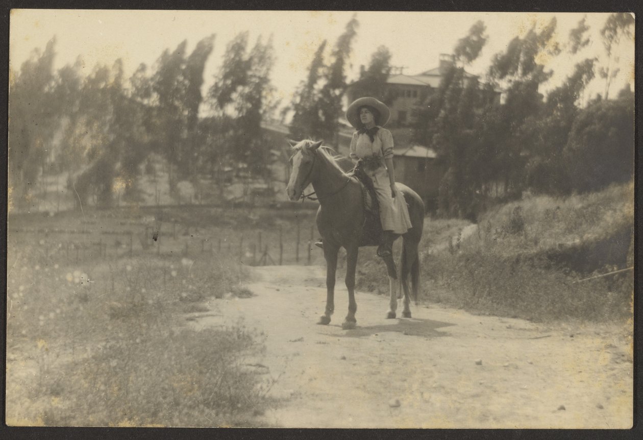 Miss Fleckenstein in the High Sierras by Louis Fleckenstein