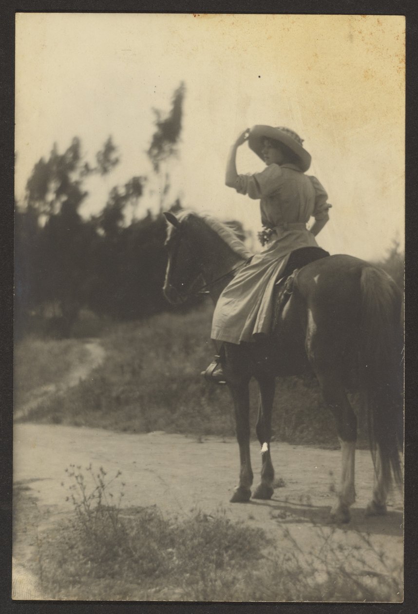 Miss Fleckenstein in the High Sierras by Louis Fleckenstein