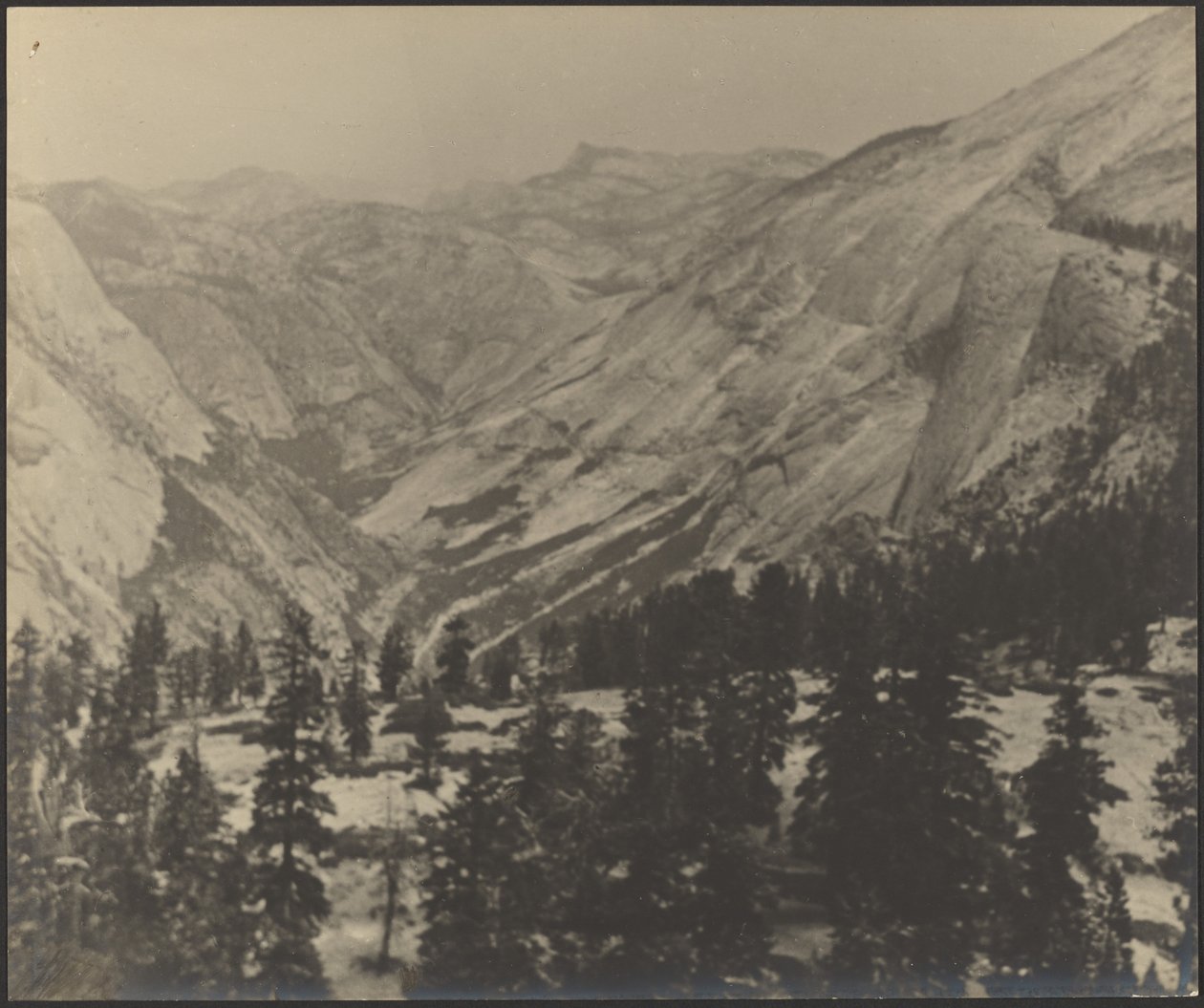 [Mountainous Landscape with Snow] by Louis Fleckenstein