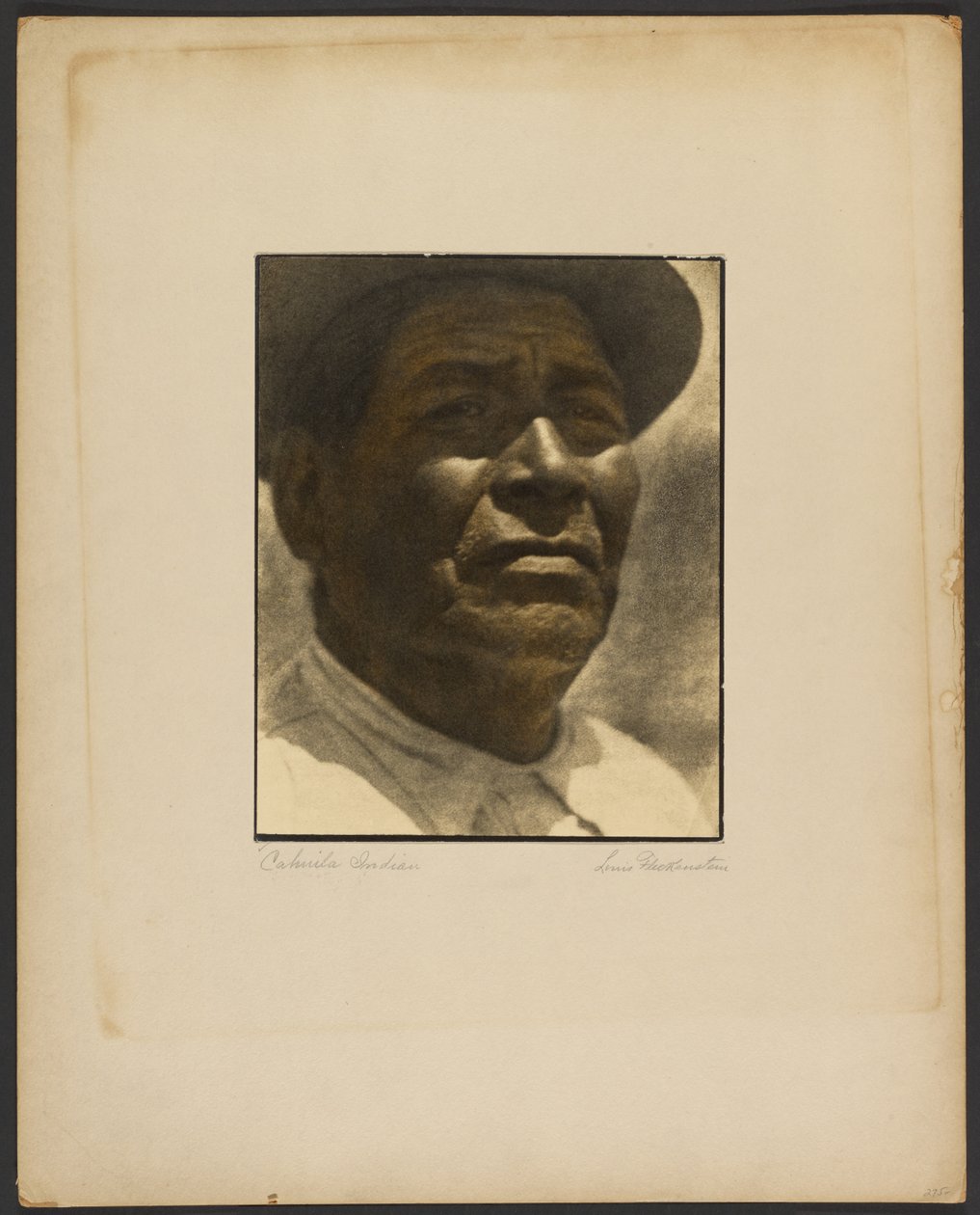 Native American Man by Louis Fleckenstein