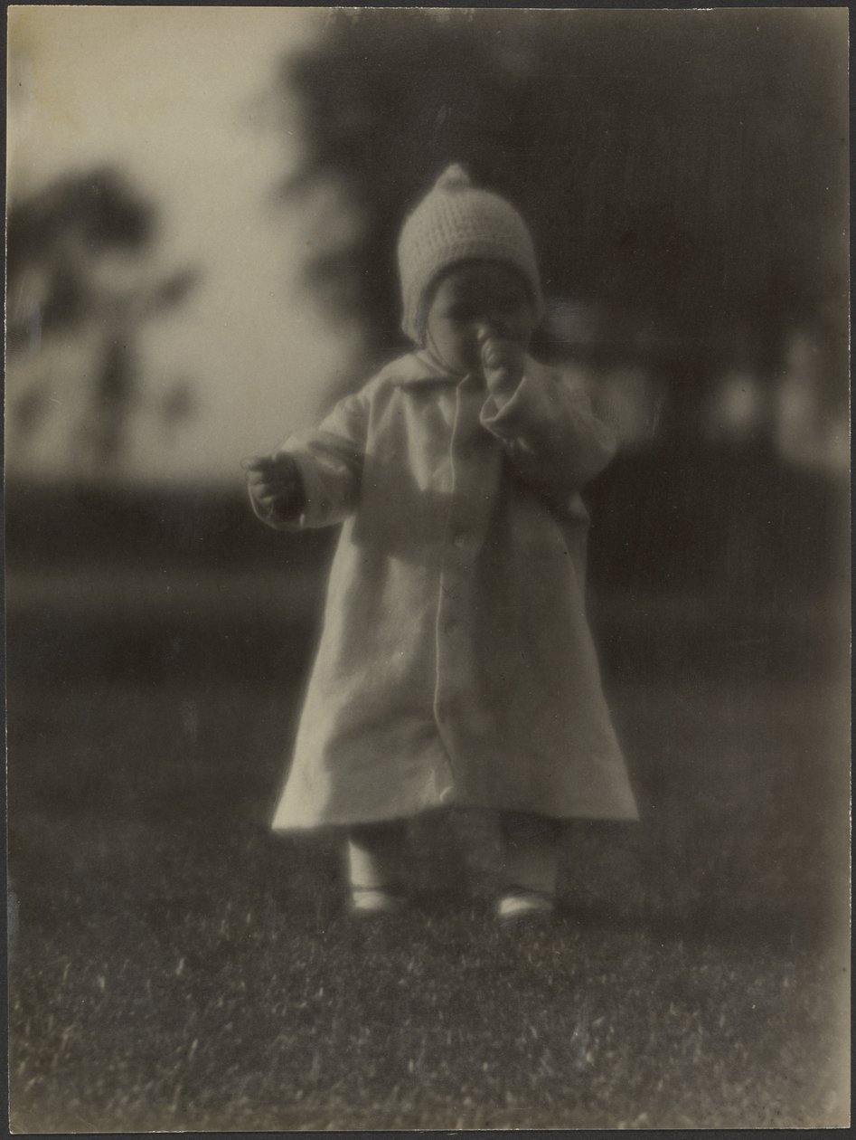 Portrait of a Baby in Coat by Louis Fleckenstein