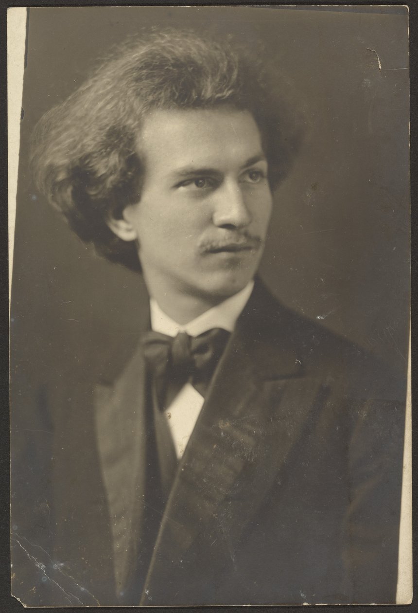 Portrait of a Man with Bow Tie by Louis Fleckenstein