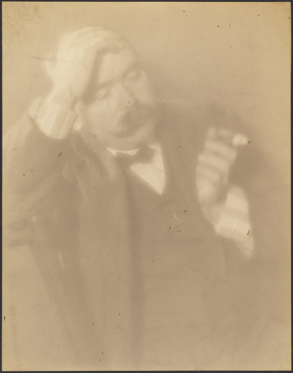 Portrait of a Man with Cigar by Louis Fleckenstein