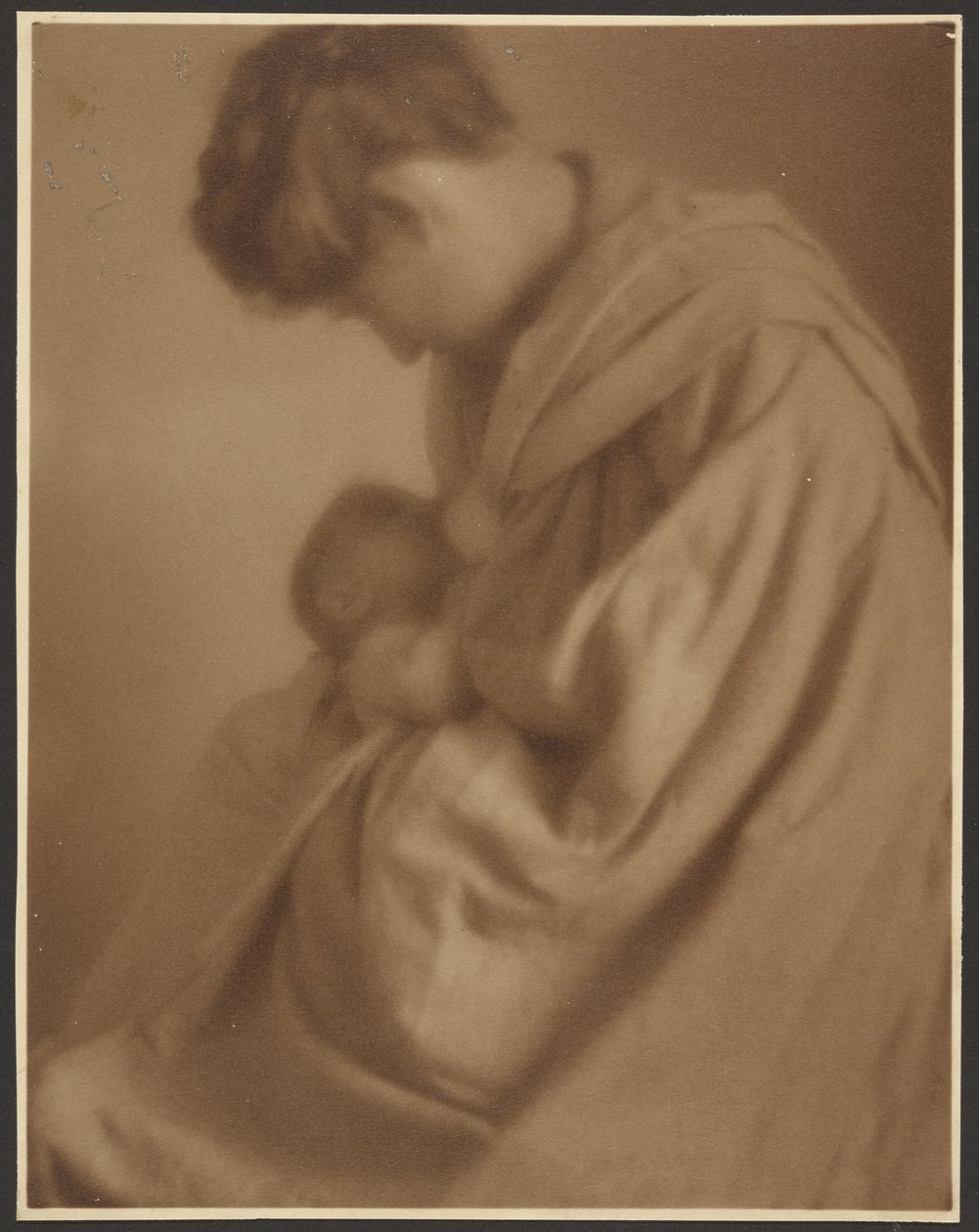 Portrait of a Mother and Baby by Louis Fleckenstein