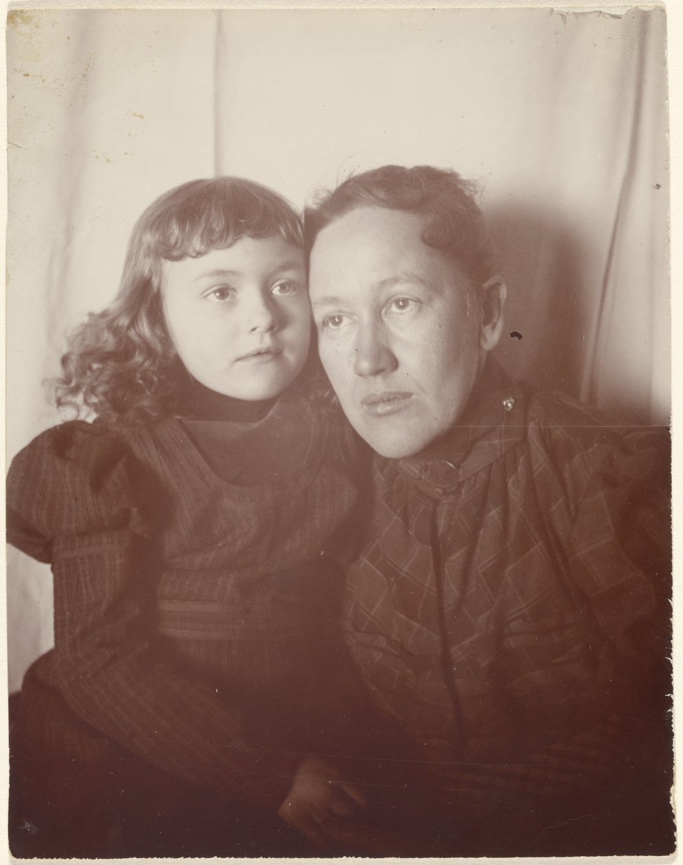 Portrait of a Woman and Girl by Louis Fleckenstein