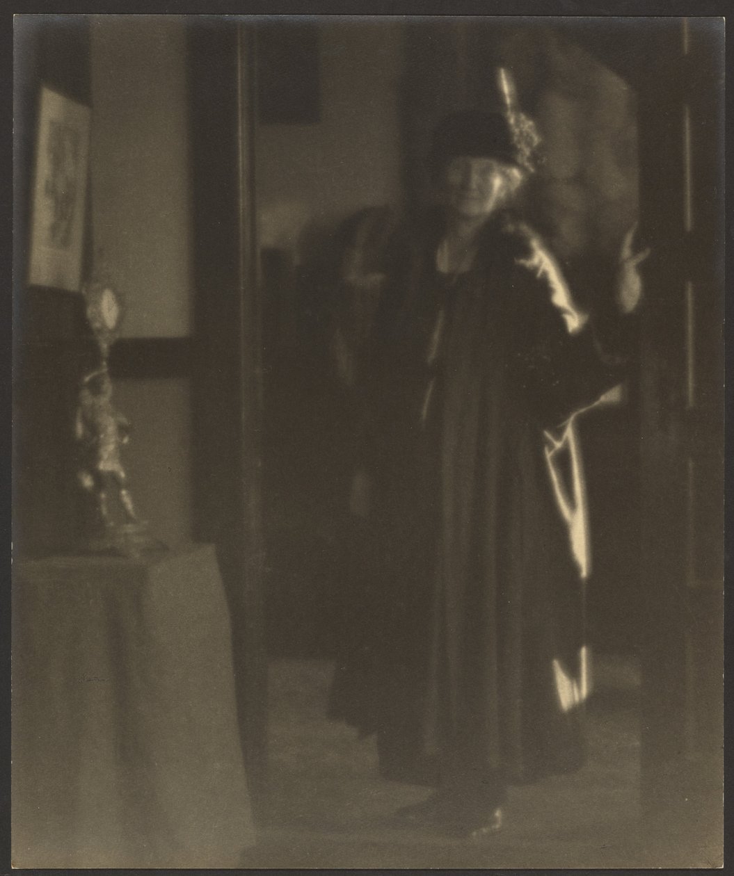 Portrait of a Woman in Doorway by Louis Fleckenstein