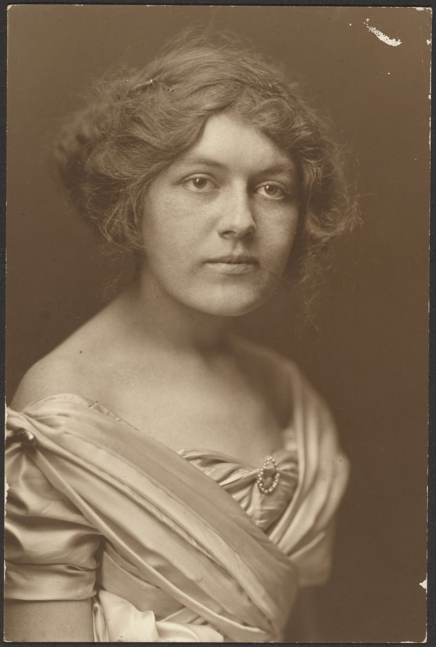 Portrait of a Woman in Formal Dress by Louis Fleckenstein