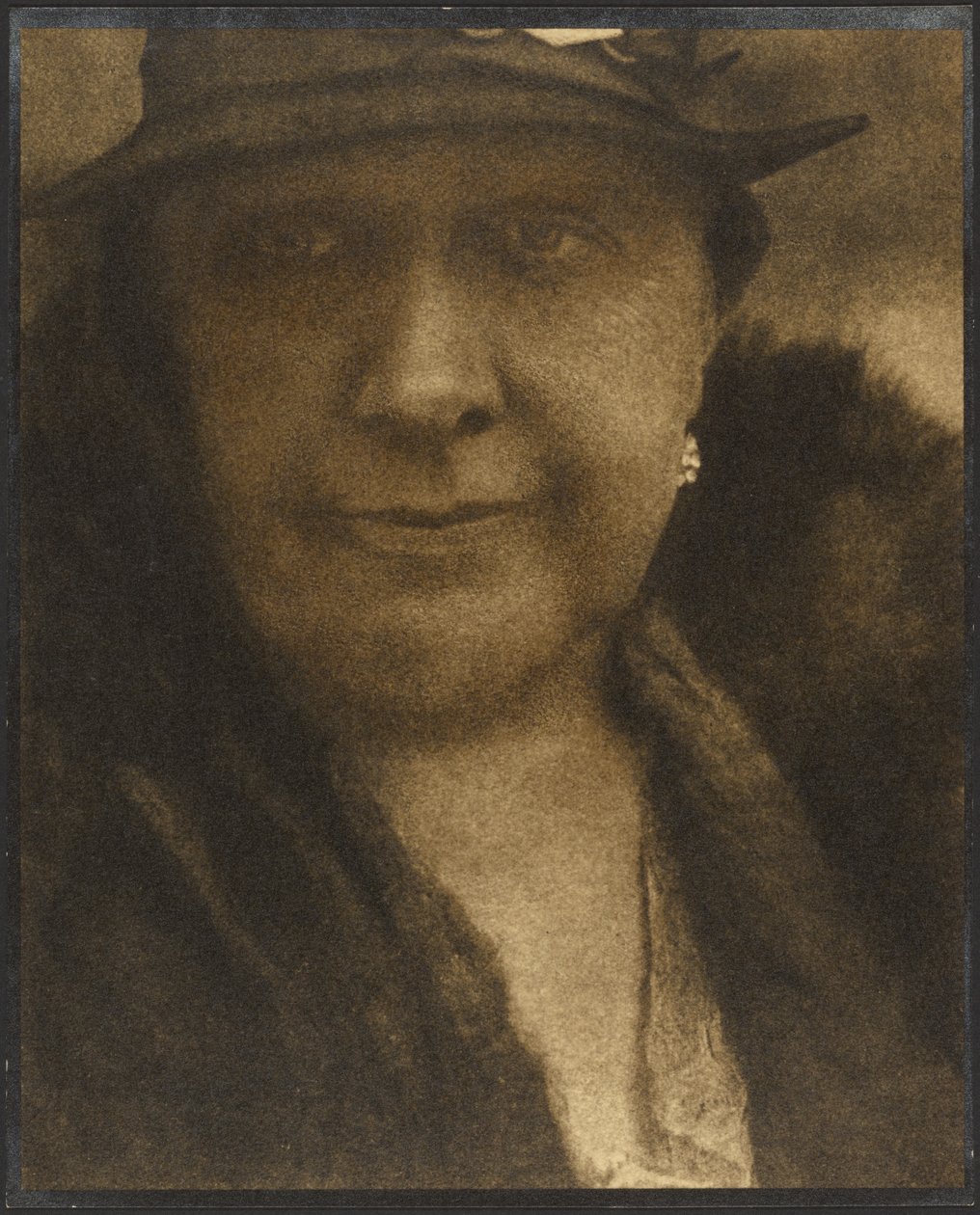 Portrait of a Woman with Diamond Earring by Louis Fleckenstein