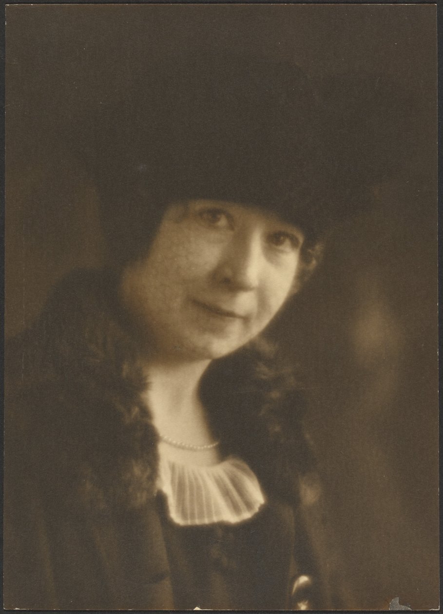 Portrait of a Woman with Veil by Louis Fleckenstein
