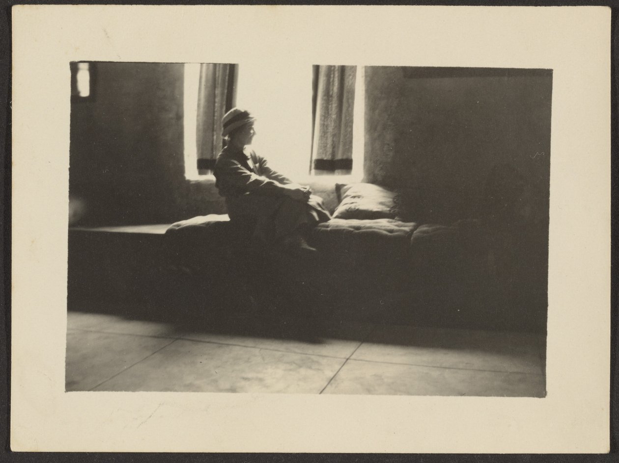 Woman Sitting in Window by Louis Fleckenstein