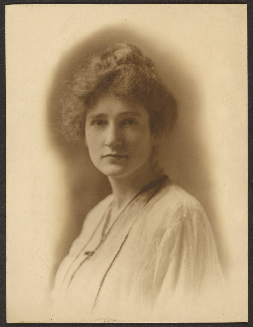 Woman in Linen Dress by Louis Fleckenstein