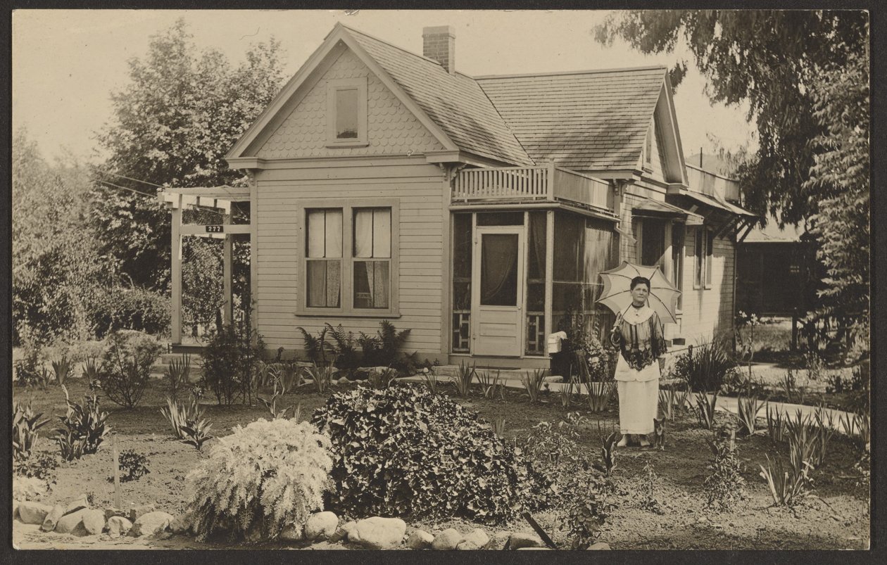 Woman in a Garden by Louis Fleckenstein
