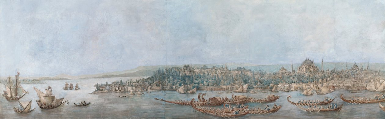 Panorama of Sarayburnu by Louis Francois Cassas