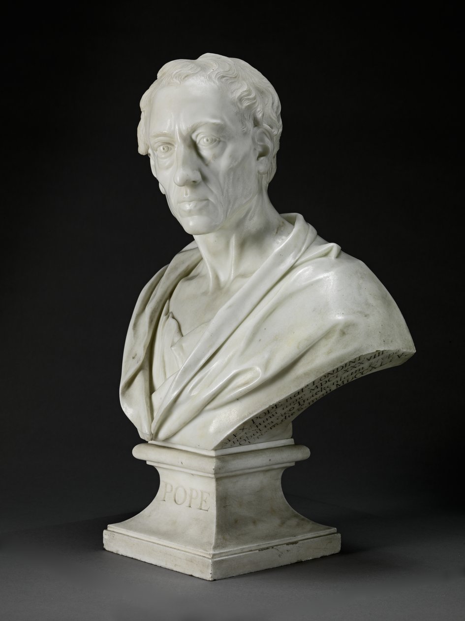 Alexander Pope (1688-1744) by Louis Francois Roubilliac