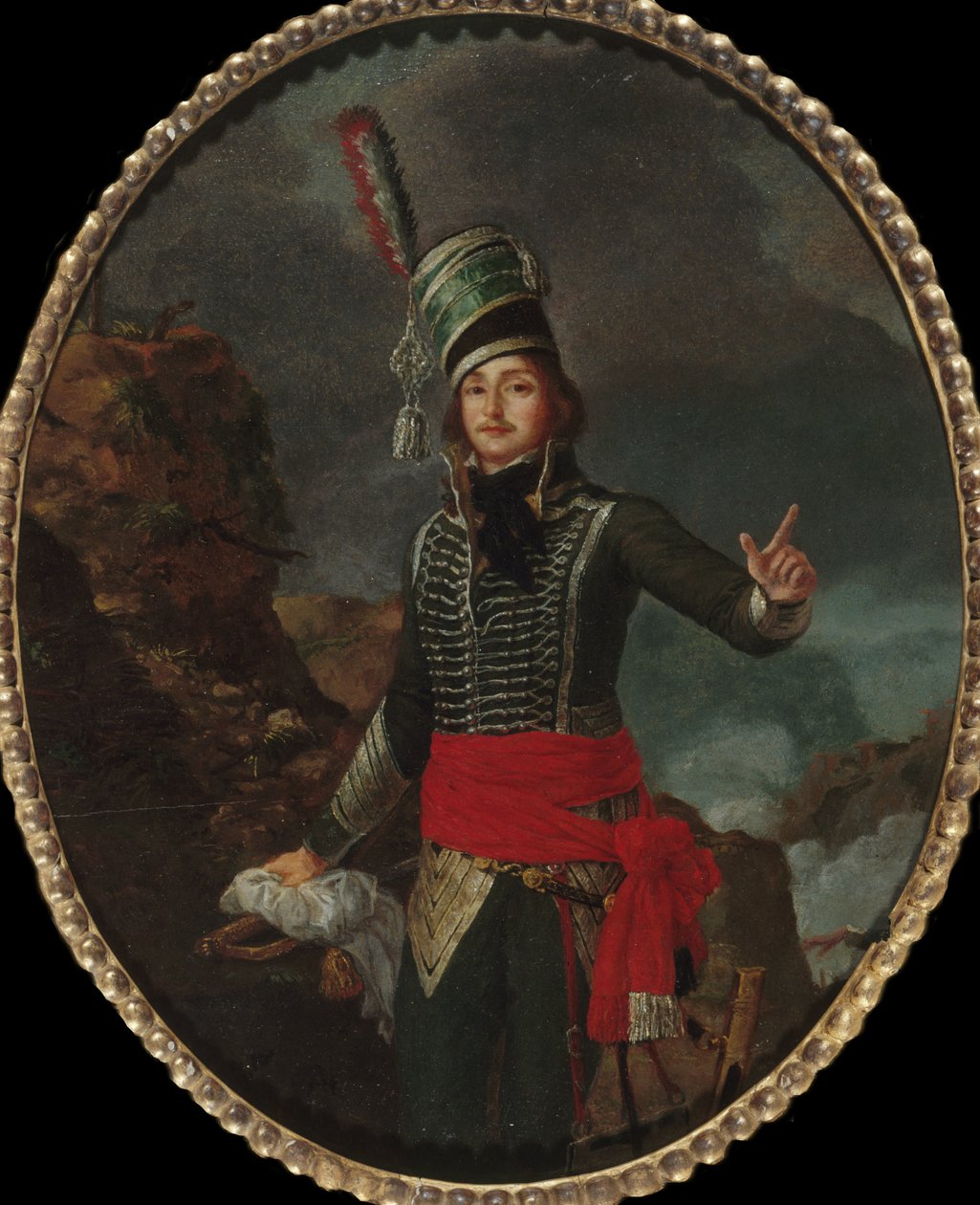 Portrait of General François Séverin Marceau-Desgraviers, c. 1796 by Louis François Sergent Marceau