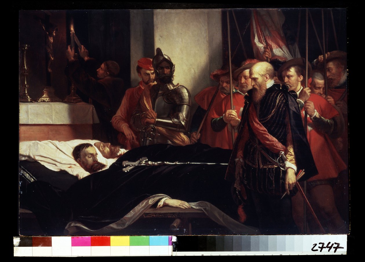 Last Respects Paid to Count of Horn and Count of Egmont by Louis Gallait
