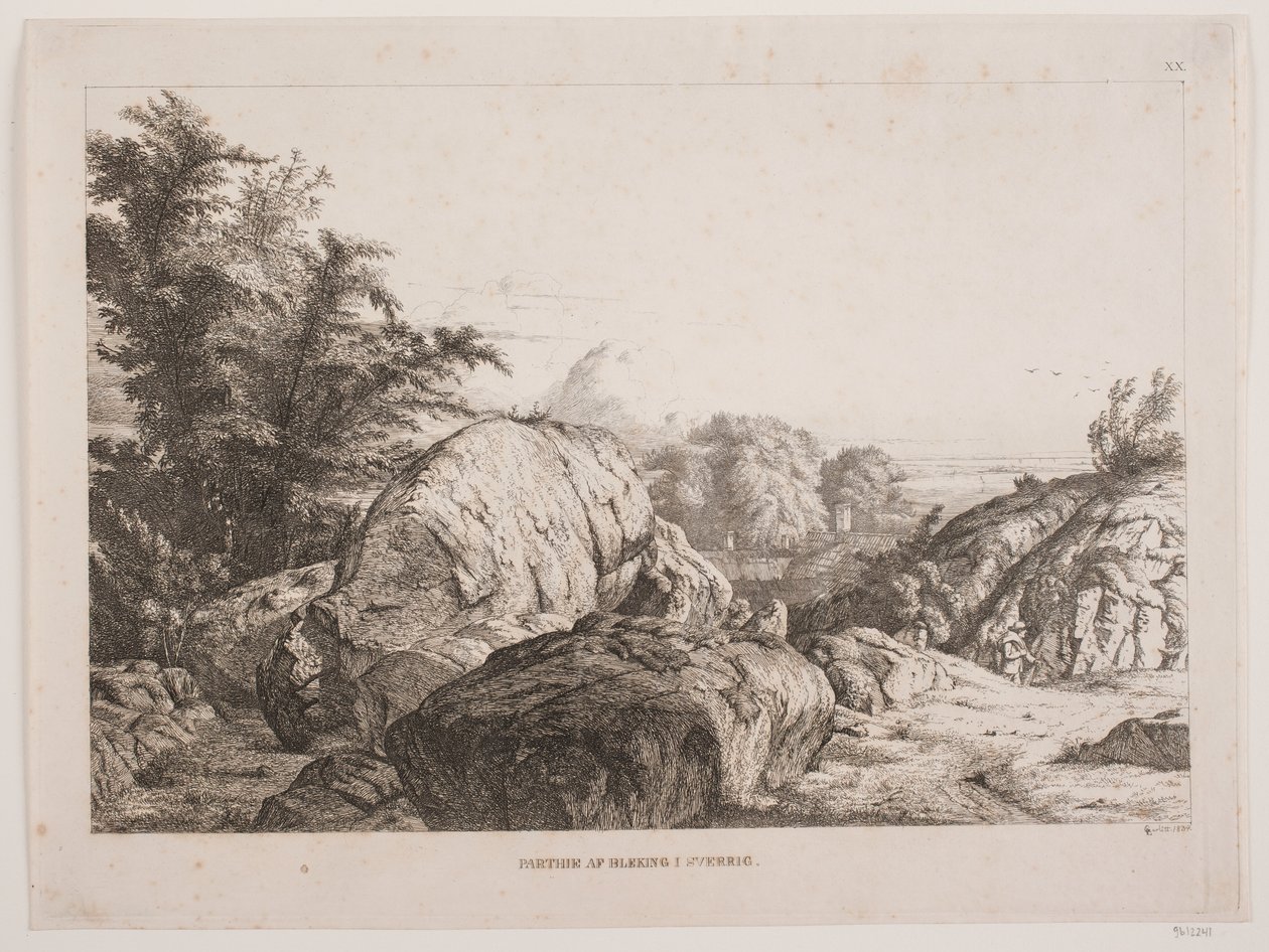 Part of Blekinge in Sweden by Louis Gurlitt