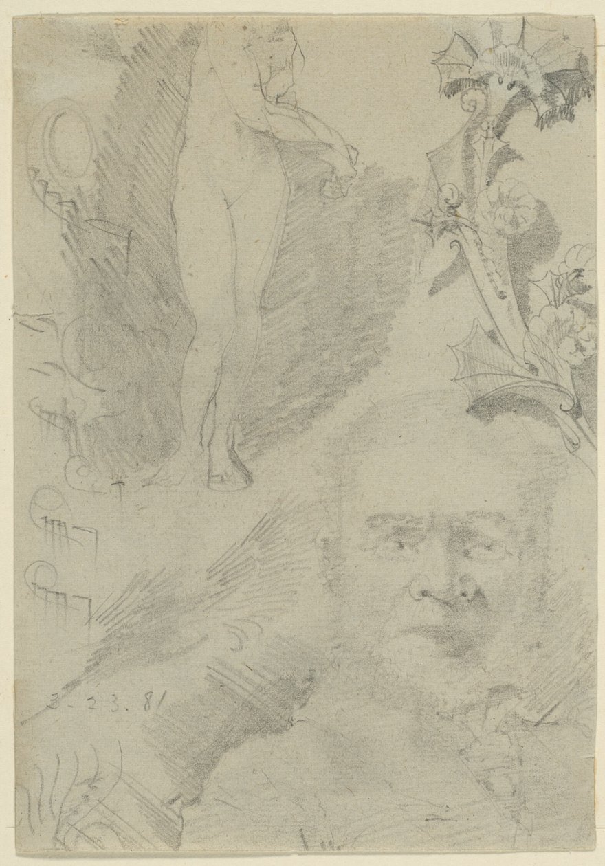 Multiple Sketches by Louis H. Sullivan