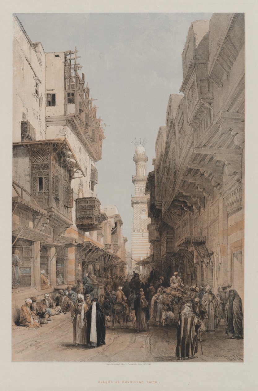 Mosque el Mooristan, Cairo by Louis Haghe
