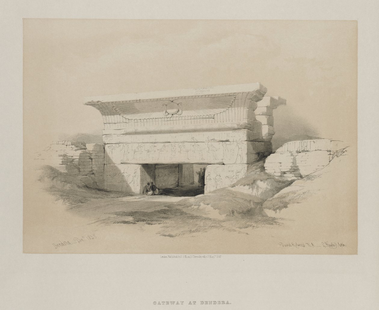 Egypt and Nubia, Volume I: Dendera by Louis Haghe
