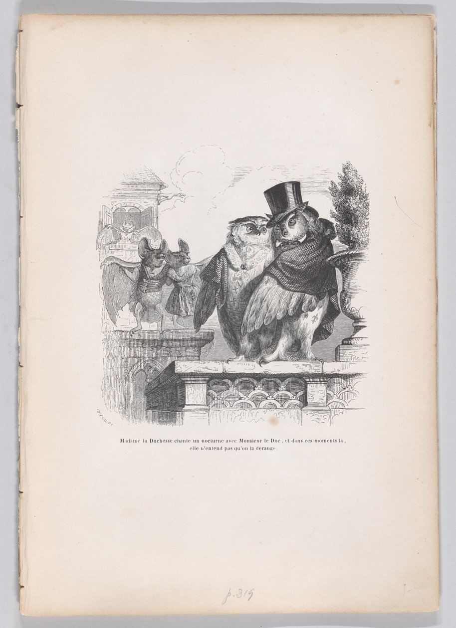 The Duchess is Singing a Nocturne with the Duke by Louis Henri Brévière