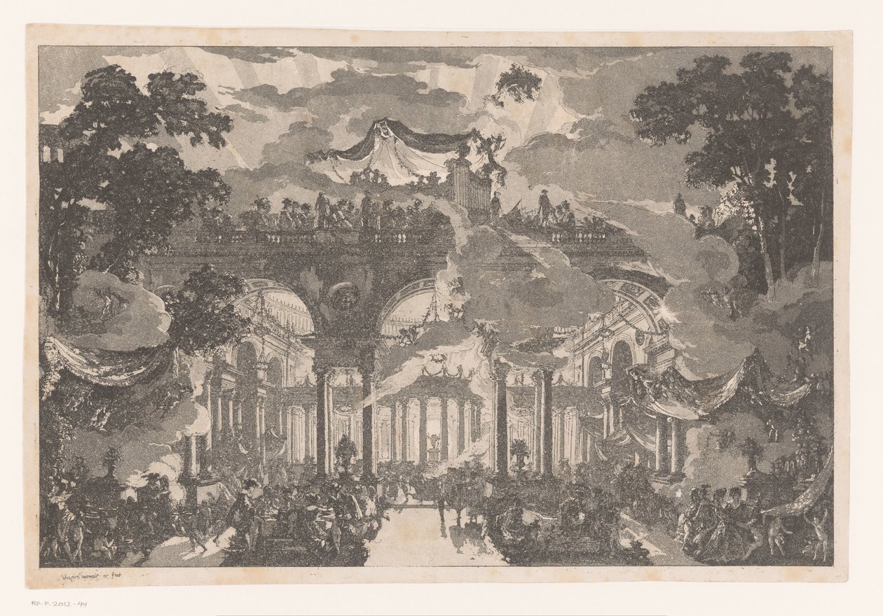 The Temple of Love by Louis-Jean Desprez