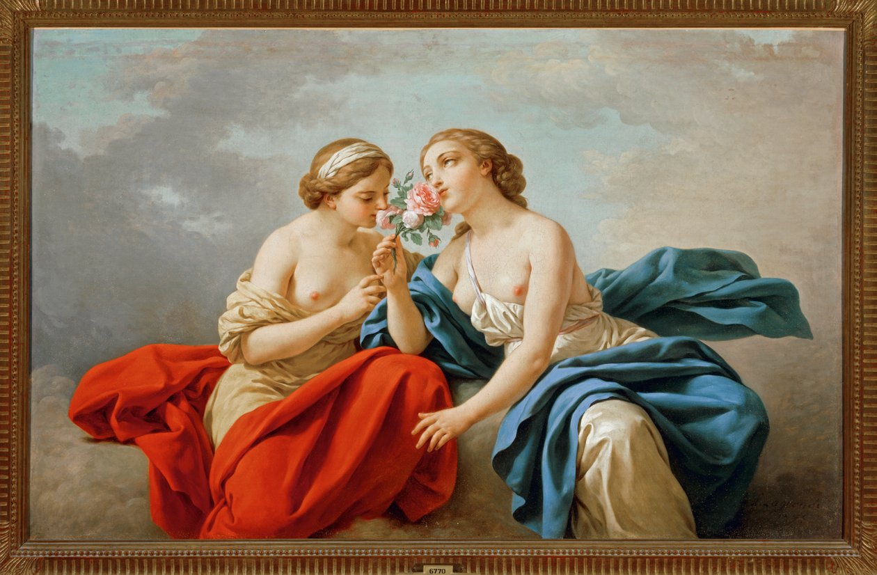 Sense of Smell by Louis Jean Francois I Lagrenee