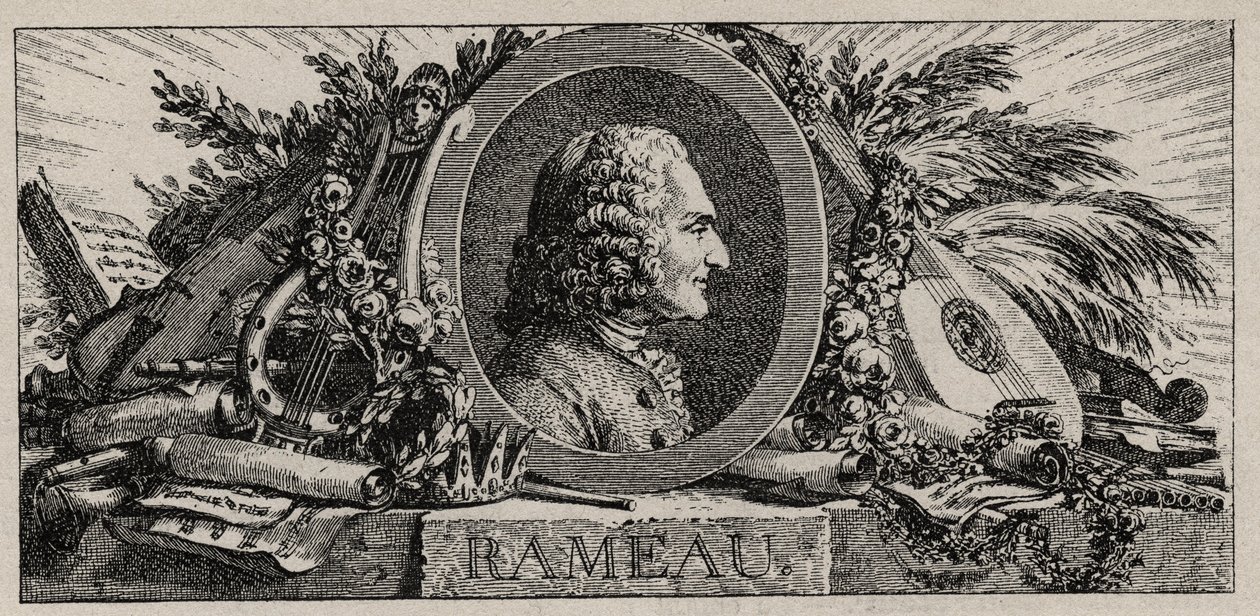 Portrait of Jean Philippe Rameau (1683-1764) by Louis Joseph I Masquelier