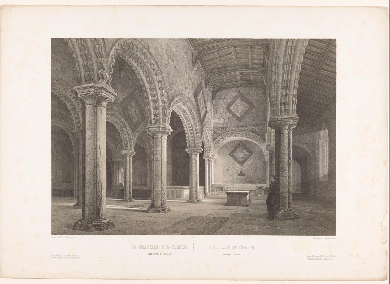 Interior of the Lady Chapel in Durham Cathedral (England, Ireland & Scotland series) by Louis Jules Arnout
