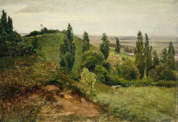 The West Slope of the Doernberg, Near Kassel by Louis Kolitz