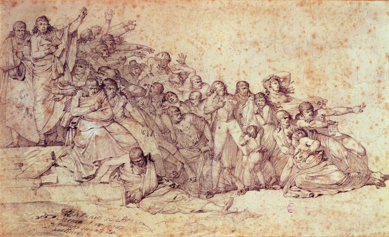 Massacre of the Patriots at the Champ de Mars by Louis Lafitte