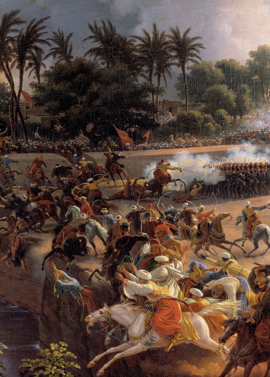 Campaign of Egypt (1798-1801): The Battle of the Pyramids, July 21 by Louis Lejeune
