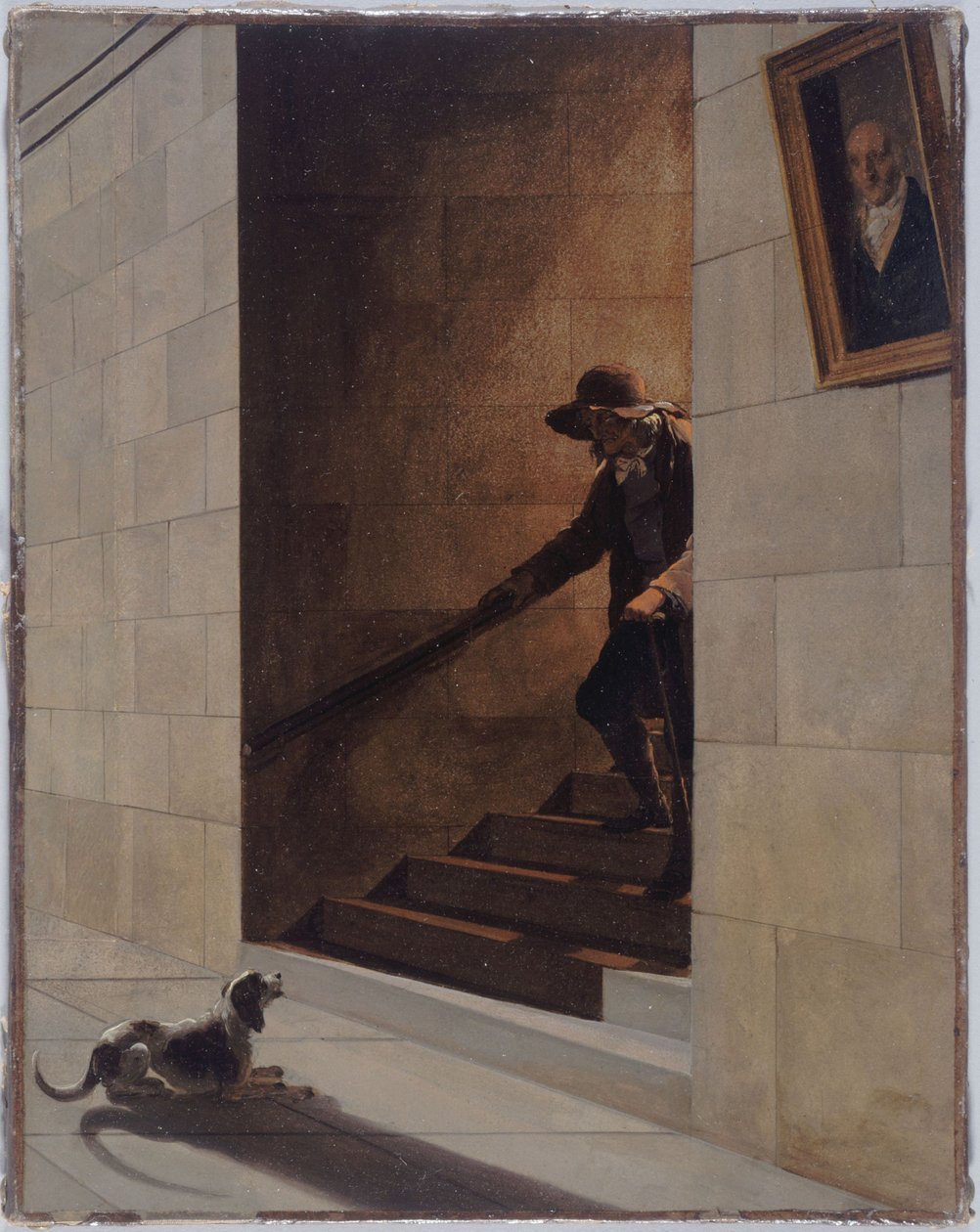 The Descent of the Staircase by Louis Leopold Boilly