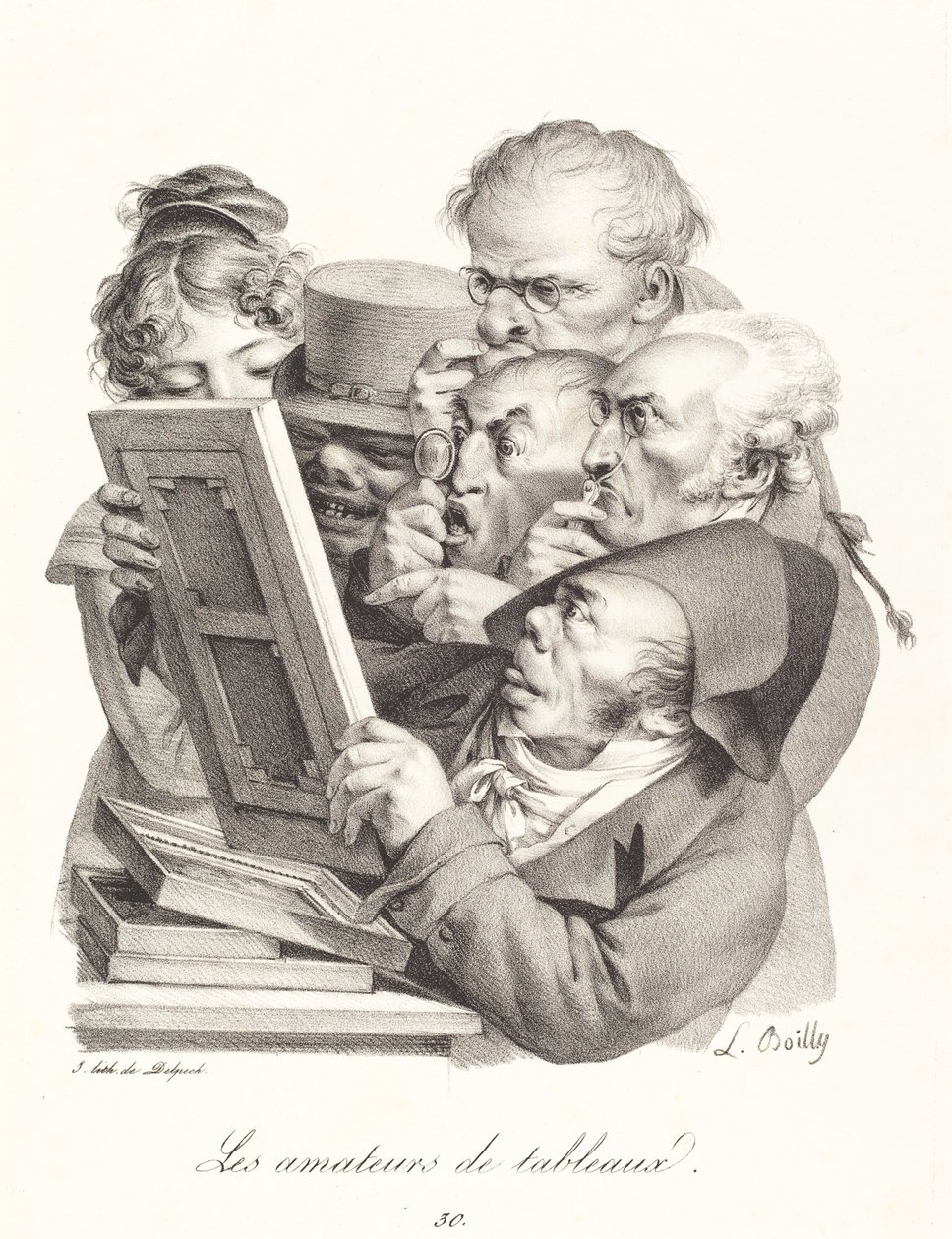 The Picture Enthusiasts by Louis Leopold Boilly