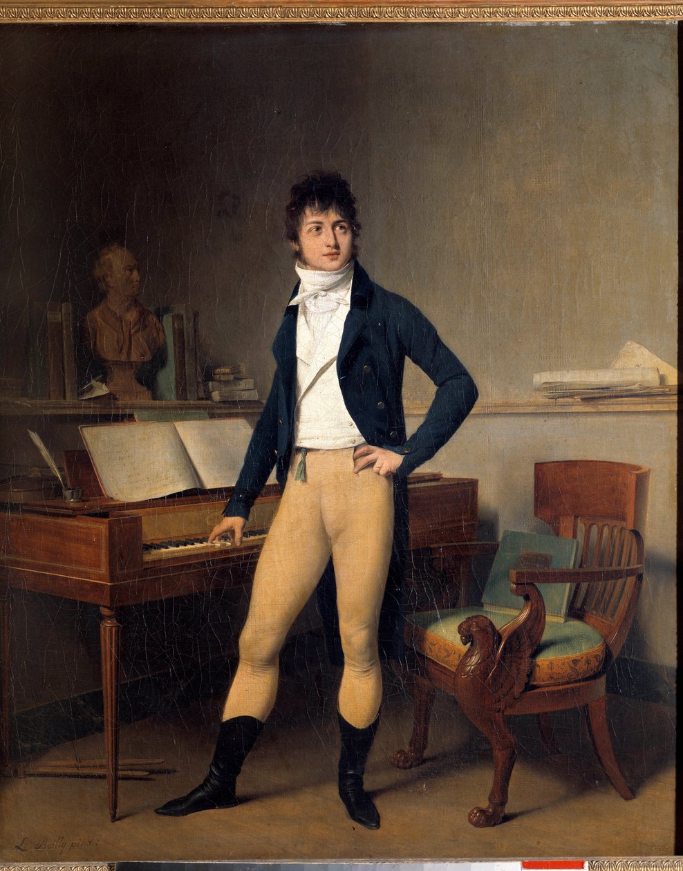 Portrait of Francois Adrien Boieldieu by Louis Leopold Boilly