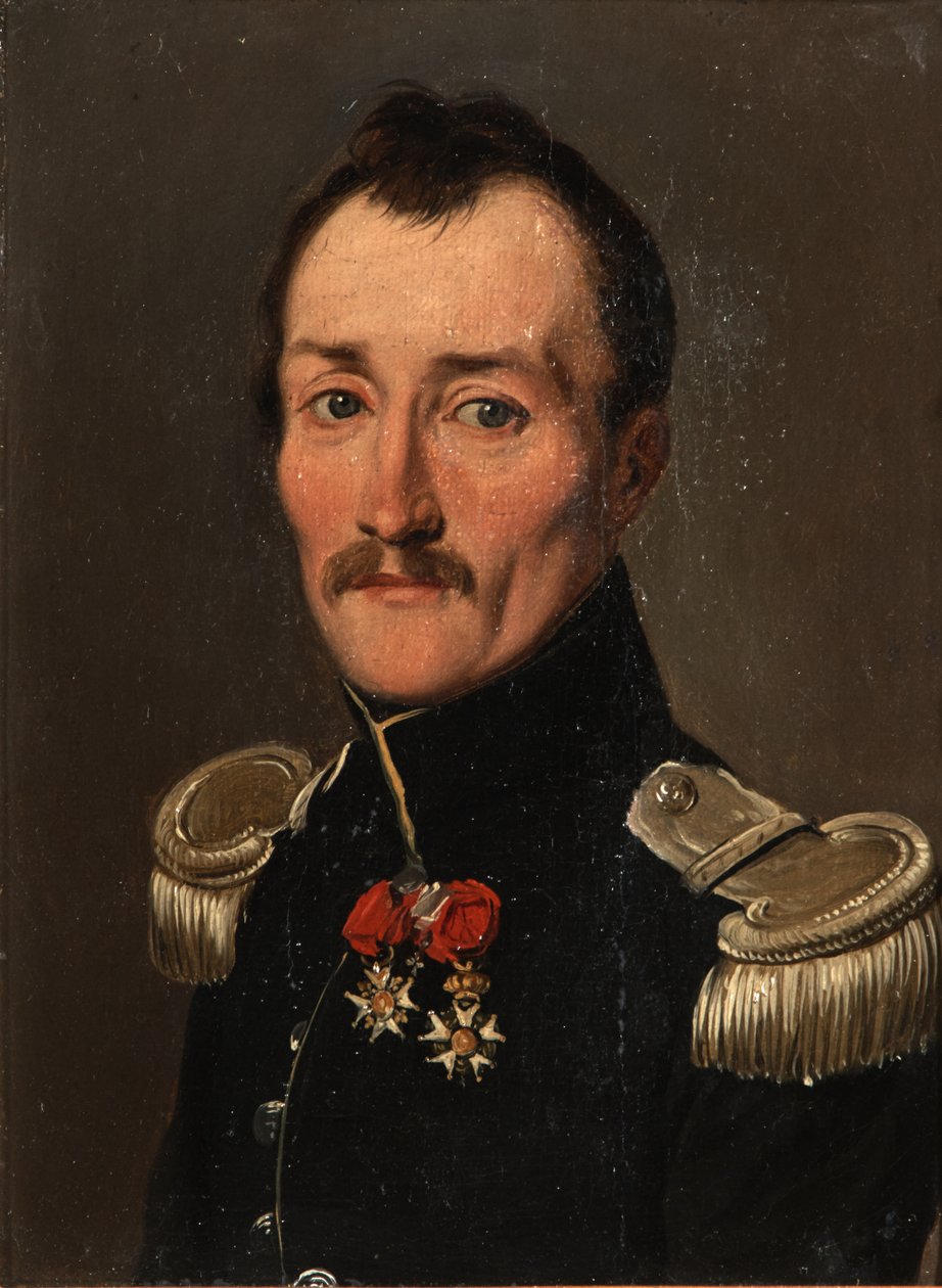 Portrait of Gaston de Banyuls de Montferre in Uniform by Louis Leopold Boilly