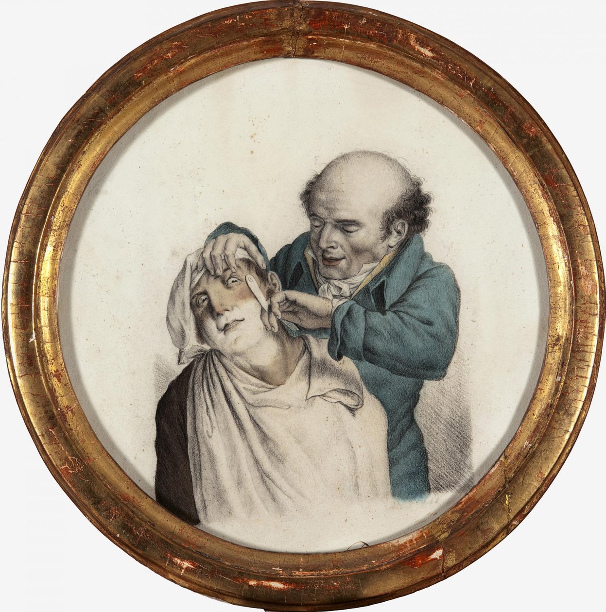 Skilful Barber by Louis Leopold Boilly