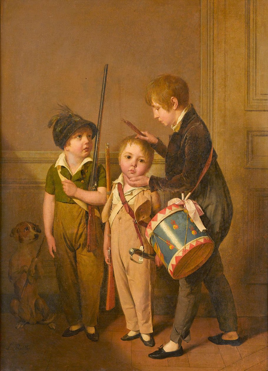 My Little Soldiers by Louis Leopold Boilly