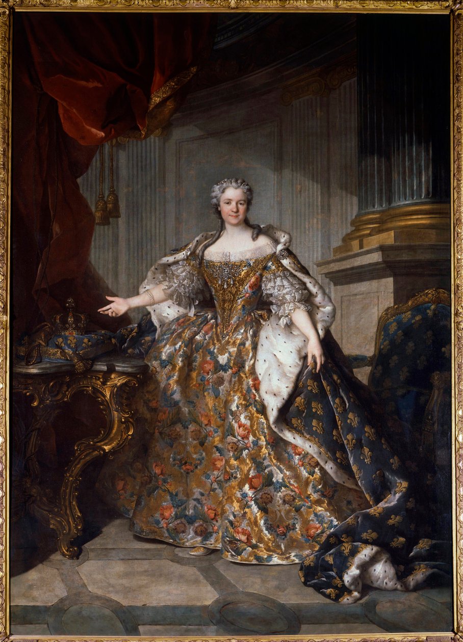 Portrait of Marie Leszczynska (1703-1768) Queen of France by Louis Tocqué