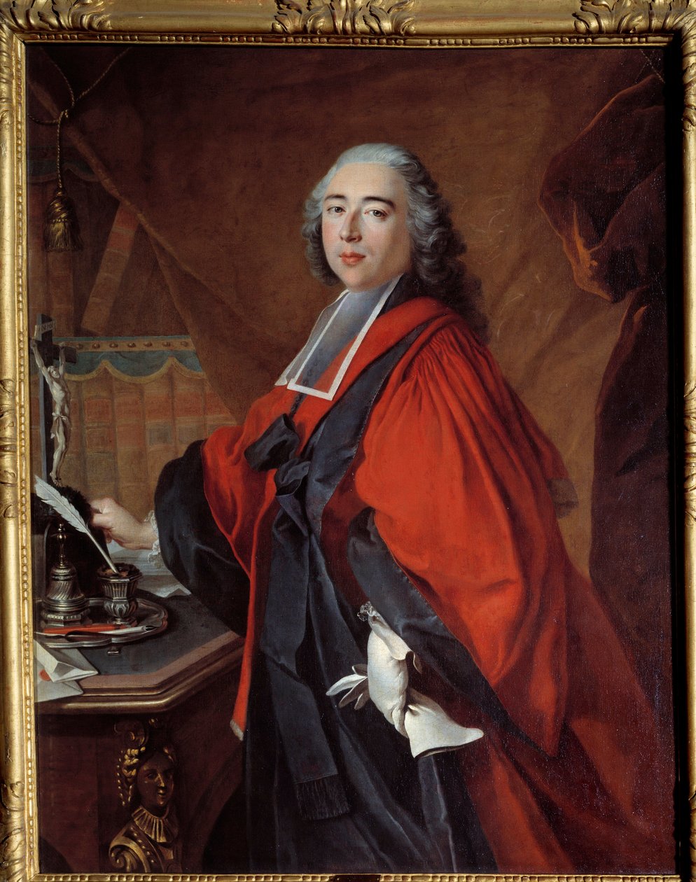 Portrait of a magistrate by Louis Tocqué