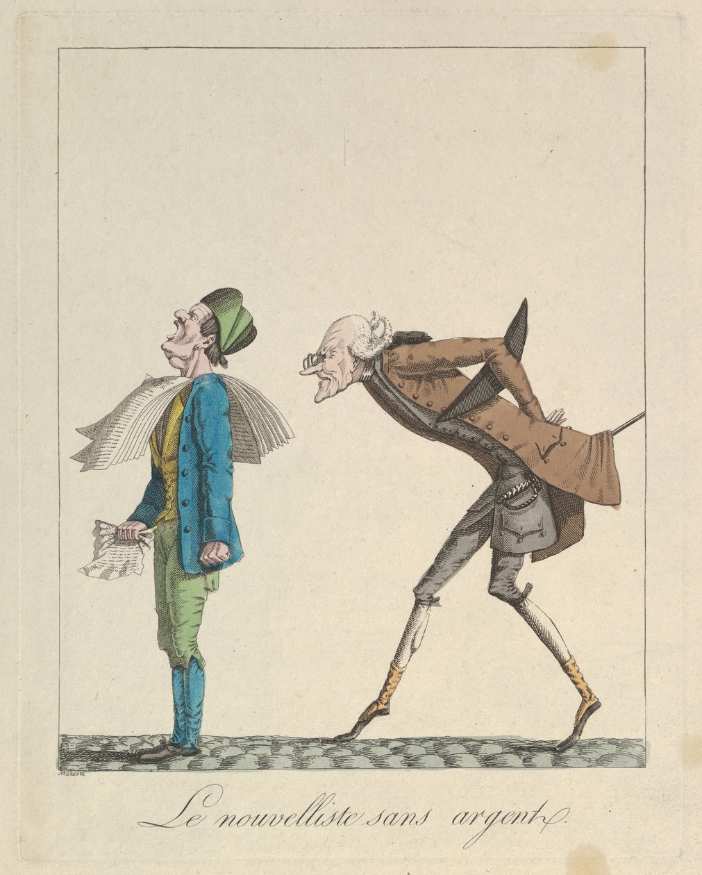 The Penniless Journalist by Louis Maleuvre