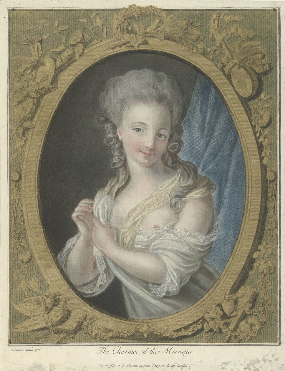 Young Woman in the Morning (The Charms of the Morning) by Louis Marin Bonnet